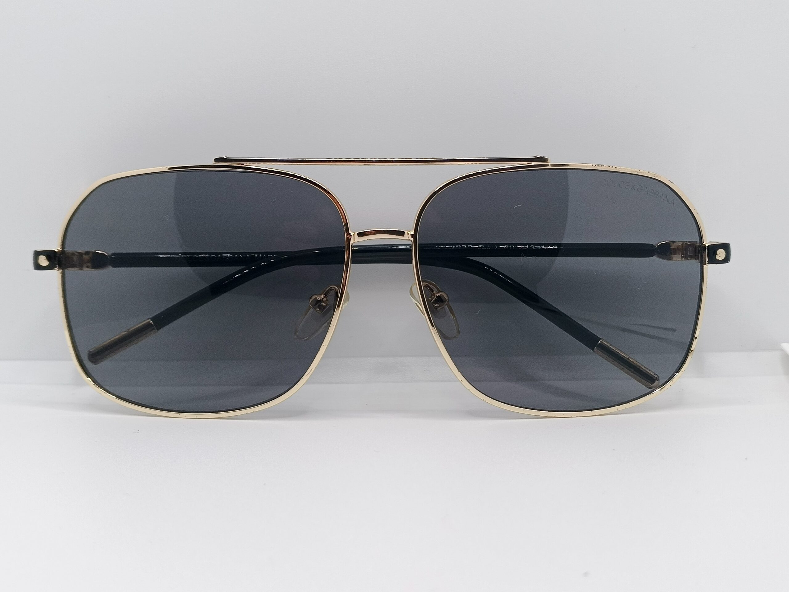Dolce & Gabbana in Golden & Black Aviator Shape