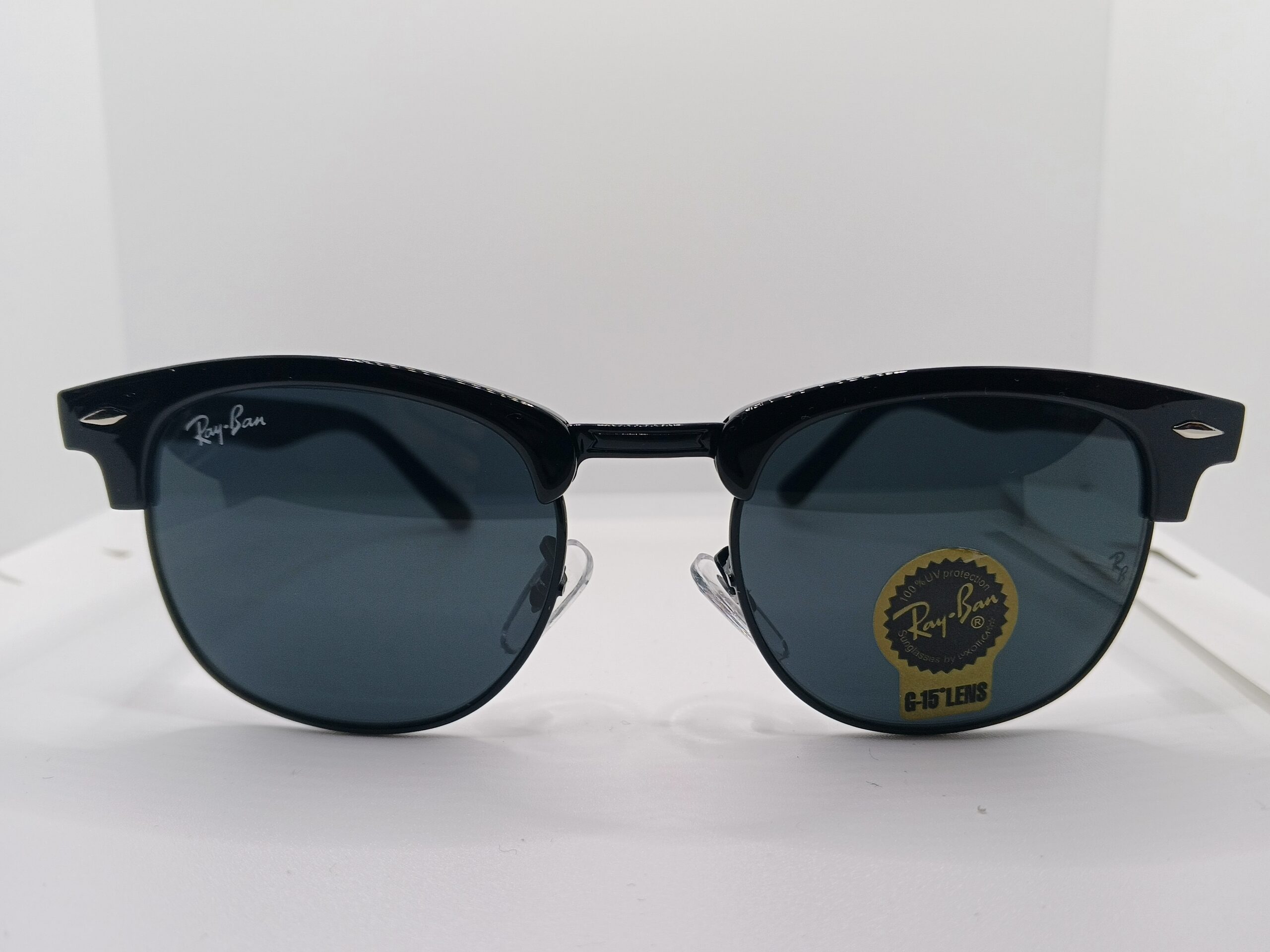 Ray Ban RB3016 Men's Rectangle in all black Sunglasses - Image 2