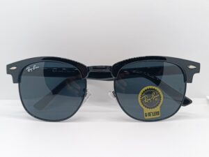 Ray Ban RB3016 Men's Rectangle in all black Sunglasses